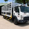 Ngoại thất xe tải 6T5 Isuzu FRR 650 thùng mui bạt đầu vuông