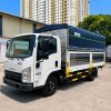 Xe tải Isuzu QKR 210 QMR77HE5A thùng mui bạt Tín Nghĩa màu trắng, Xe Tải Isuzu QKR 210 Thùng Mui Bạt