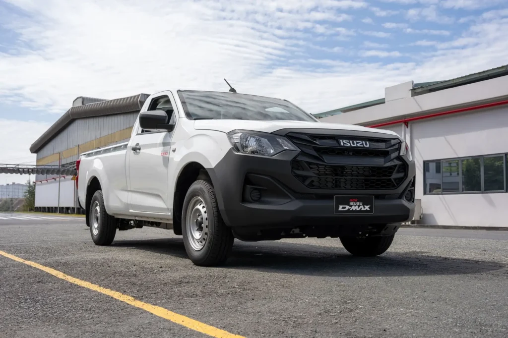 Đánh giá thiết kế đầu xe bán tải cabin đơn Isuzu D-Max D-Cargo 1000 4x2 MT 2026.
